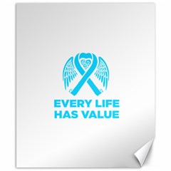 Child Abuse Prevention Support  Canvas 8  X 10  by artjunkie