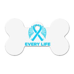 Child Abuse Prevention Support  Dog Tag Bone (two Sides)