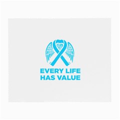 Child Abuse Prevention Support  Small Glasses Cloth (2 Sides) by artjunkie