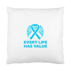 Child Abuse Prevention Support  Standard Cushion Case (two Sides) by artjunkie