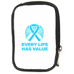 Child Abuse Prevention Support  Compact Camera Leather Case by artjunkie