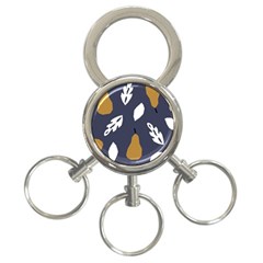 Pattern 10 3-ring Key Chain by andStretch