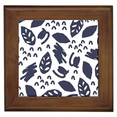 Orchard Leaves Framed Tile by andStretch