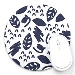 Orchard Leaves Round Mousepads Front