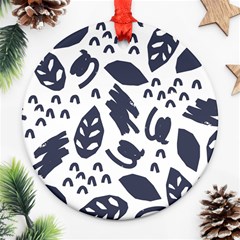 Orchard Leaves Ornament (round)