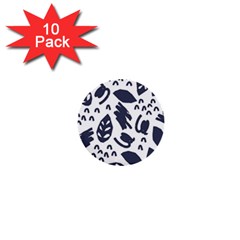 Orchard Leaves 1  Mini Buttons (10 Pack) 