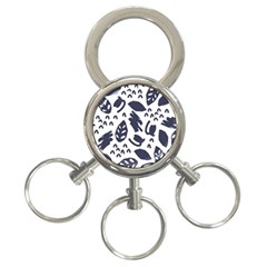 Orchard Leaves 3-ring Key Chain by andStretch