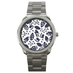 Orchard Leaves Sport Metal Watch by andStretch