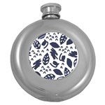 Orchard Leaves Round Hip Flask (5 oz) Front