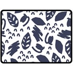 Orchard Leaves Fleece Blanket (Large)  80 x60  Blanket Front