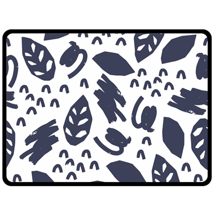 Orchard Leaves Fleece Blanket (Large) 