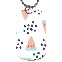 Watermelon Slice Dog Tag (one Side)