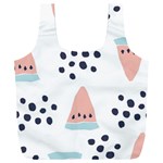 Watermelon Slice Full Print Recycle Bag (XXL) Back