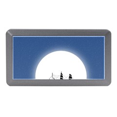 Boat Silhouette Moon Sailing Memory Card Reader (mini)