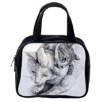 Cat Drawing Art Classic Handbag (One Side) Front