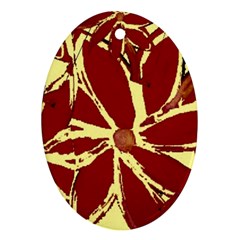 Flowery Fire Ornament (oval)