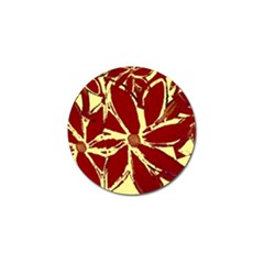 Flowery Fire Golf Ball Marker by Janetaudreywilson