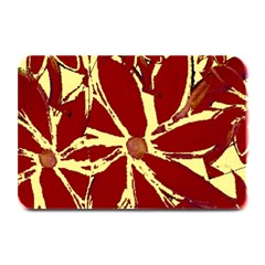 Flowery Fire Plate Mats by Janetaudreywilson