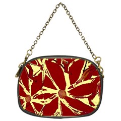 Flowery Fire Chain Purse (one Side) by Janetaudreywilson