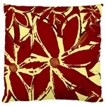 Flowery Fire Large Flano Cushion Case (Two Sides) Front