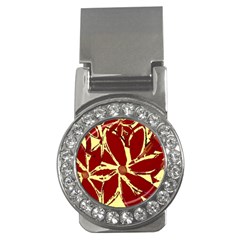 Flowery Fire Money Clips (cz)  by Janetaudreywilson