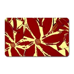 Flowery Fire Magnet (rectangular) by Janetaudreywilson