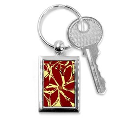 Flowery Fire Key Chain (rectangle) by Janetaudreywilson