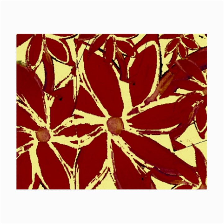 Flowery Fire Small Glasses Cloth (2 Sides)