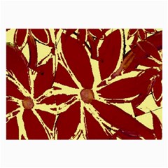 Flowery Fire Large Glasses Cloth (2 Sides) by Janetaudreywilson