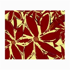 Flowery Fire Small Glasses Cloth (2 Sides) by Janetaudreywilson