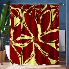 Flowery Fire Shower Curtain 60  X 72  (medium)  by Janetaudreywilson