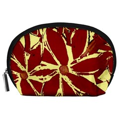 Flowery Fire Accessory Pouch (large) by Janetaudreywilson