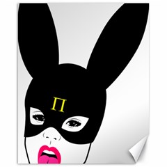 Bunny Girl Mask Canvas 16  X 20 