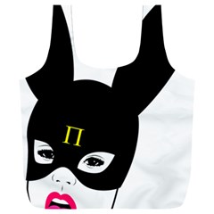 Bunny Girl Mask Full Print Recycle Bag (xxl)