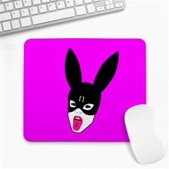 Bunny Girl Mask Large Mouse Pad (rectangle) by infopablo00