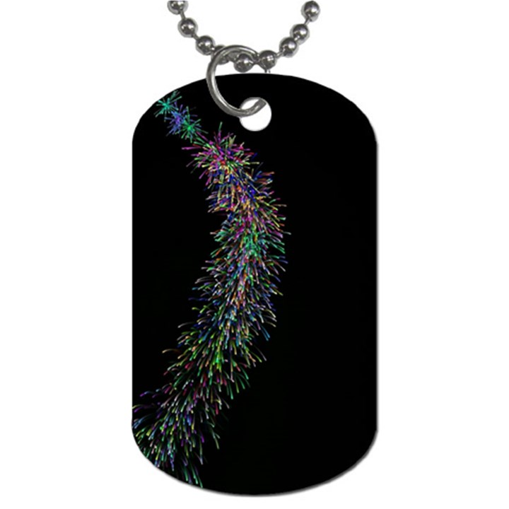 Galaxy Space Dog Tag (One Side)