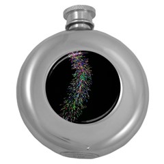 Galaxy Space Round Hip Flask (5 Oz) by Sabelacarlos