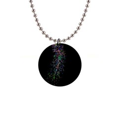 Galaxy Space 1  Button Necklace by Sabelacarlos