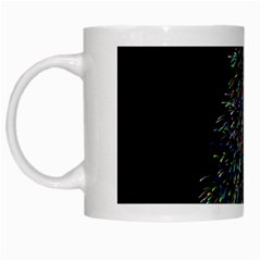 Galaxy Space White Mugs by Sabelacarlos