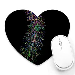 Galaxy Space Heart Mousepads by Sabelacarlos