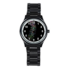 Galaxy Space Stainless Steel Round Watch by Sabelacarlos