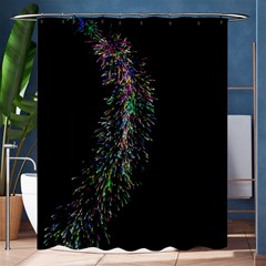 Galaxy Space Shower Curtain 60  X 72  (medium)  by Sabelacarlos