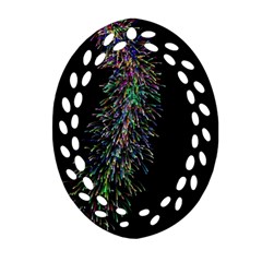 Galaxy Space Ornament (oval Filigree)