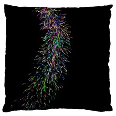 Galaxy Space Large Cushion Case (two Sides) by Sabelacarlos