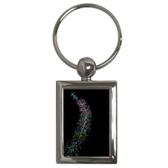 Galaxy Space Key Chain (rectangle)