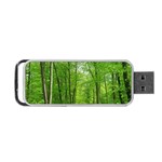 In the forest the fullness of spring, green, Portable USB Flash (One Side) Front