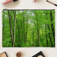 In The Forest The Fullness Of Spring, Green, Cosmetic Bag (xxxl) by MartinsMysteriousPhotographerShop