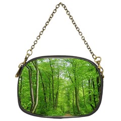 In The Forest The Fullness Of Spring, Green, Chain Purse (one Side) by MartinsMysteriousPhotographerShop