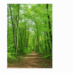 In The Forest The Fullness Of Spring, Green, Large Garden Flag (two Sides) by MartinsMysteriousPhotographerShop