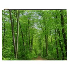 In The Forest The Fullness Of Spring, Green, Cosmetic Bag (xxxl) by MartinsMysteriousPhotographerShop